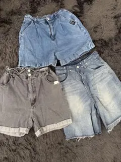 Lovetoxic デニムパンツ 3枚セット