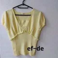 ef−de／半袖ニットのサムネイル