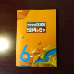 【新品・最新版】理科小6下　中学受験新演習(塾専用教材)