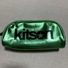 kitson メタリックグリーン ポーチのサムネイル