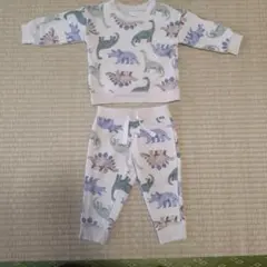 カーターズ 恐竜 長袖 トレーナー パンツ 12m 80 裏起毛