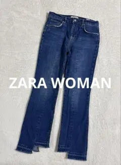 ZARA PREMIUM DENIM COLLECTIONフレアデニムパンツ34のサムネイル
