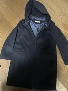 NATURAL BEAUTY BASIC ロングコート　ネイビー