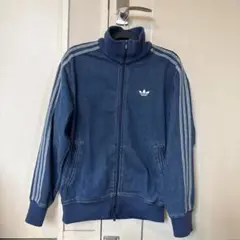 adidas ジップアップジャケット L デニム　ファイヤーバード　アディダス