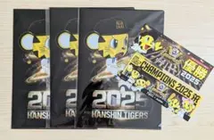 阪神タイガース 2025 優勝記念 クリアファイル ステッカー 5点セット