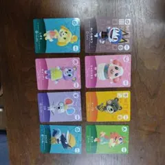 どうぶつの森 ちゃちゃまる含む カード8枚セット
