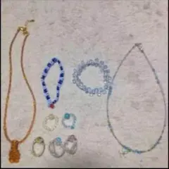 在庫一斉処分！！美品＊ビーズアクセサリー9点セット