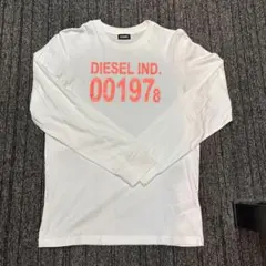DIESEL 長袖 ホワイト Tシャツ00197978