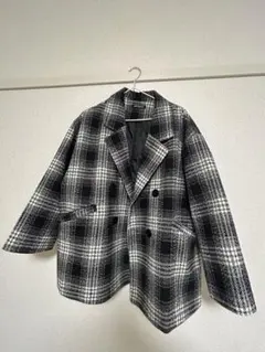 チェック柄オーバーサイズジャケット