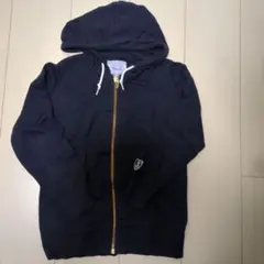 BLEU AZUR ネイビー 　ニットパーカー 130
