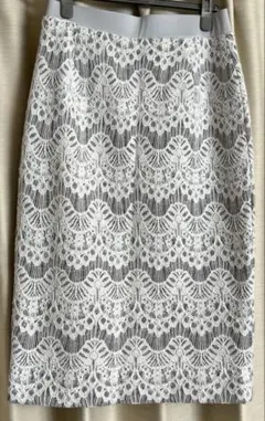 ANELA LUX 秋冬レース柄タイトスカート