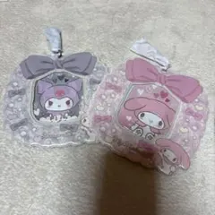 サンリオキャラクターズチョコスナック＆カードホルダー　マイメロ　クロミ