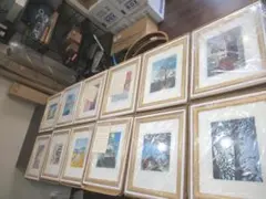 ☆藤城清治☆「日本の愛唱歌7月四季の歌」レフグラフ 版画 未使用額