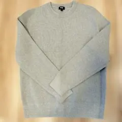 UNIQLO ウォッシャブルミラノリブクルーネックセーター