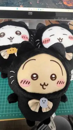 ちいかわ 黒猫のぬいぐるみ　全3種セット