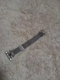 Apple Watch用 ミラネーゼループ バンド シルバー