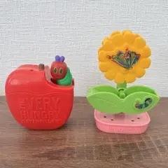 はらぺこあおむし ハッピーセット おもちゃ ひまわりの水車　りんごのシャボン玉