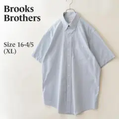 良品 Brooks Brothers 346 半袖BDシャツ チェック XL相当