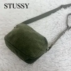 美品　Stussy Needle Punch Side Pouch Oliveのサムネイル