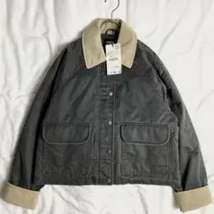 新品タグ付き　ZARA ザラ　コントラストカラー　ワックスジャケット　XS