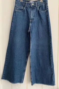 ZARA ワイドレッグデニムジーンズ