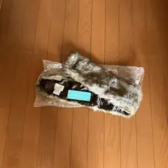 半額期間限定早い者勝ち新品未使用美品ブラウンファー マフラー フリーサイズ
