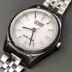 CITIZEN シチズン レディース腕時計 エコドライブ ホワイト文字盤 稼働品