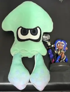 スプラトゥーンイカぬいぐるみ & amiibo フウカ