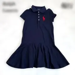 極美品 現行 POLO RALPH LAUREN ポロ半袖ワンピース 125