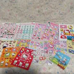 未使用　平成レトロ　ハローキティ シールセット15シート(非売品含む)