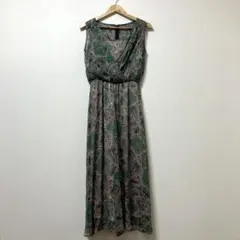 日本製　ANAYI アナイ　ペイズリー　オールインワン　夏　柄　大人　上品 日本製 ANAYI アナイ ペイズリー オールインワン 夏 柄 大人 上品