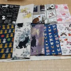 猫生地　縦50cm横25cm 10枚セット　柄変更不可