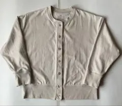 UVカット天竺編みカーディガン XS 7分袖