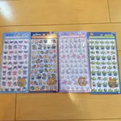 ボンボンドロップシール　ズートピア　エイリアン　スティッチヤングオイスター　4枚