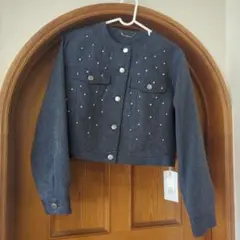 新品未使用タグ付き！セルフォードデニムライクパールジャケット