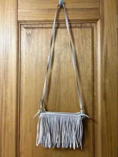 スウェードフリンジバッグ