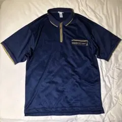 90s USA製 Reebok ハーフジップ ゲームシャツ ポロシャツのサムネイル