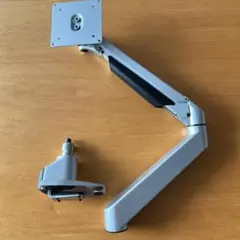 サンワダイレクト モニターアーム シルバー 100-LA018