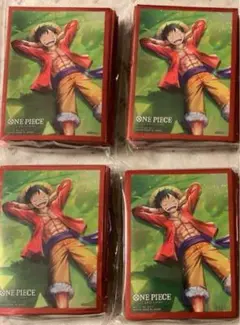 ワンピース　スリーブ　4個セット　ルフィ　夢の果て