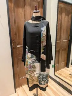 着物リメイクワンピースNo.1521