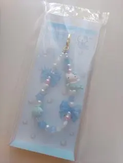 【未使用】ハローキティ　フォンストラップ　マーメイド