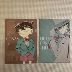 江戸川コナン & 怪盗キッド ミニクリアファイル2枚セット　名探偵コナン