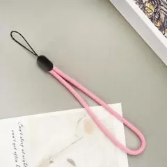 ピンク スマホストラップ