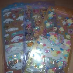 サンリオ クリアキャンディシール ウサハナ シナモンロール 日焼けキティ