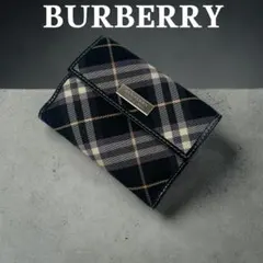 美品✨ BURBERRY BLUE LABEL 三つ折財布 ノバチェックのサムネイル