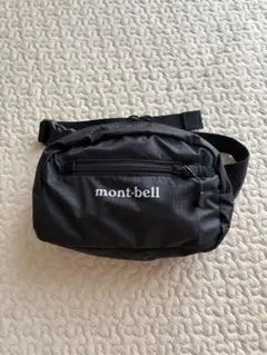 【美品】mont-bell モンベル ポケッタブル ライトポーチ ブラック S