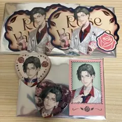 にじさんじ Rose Valentine 五木左京 缶バッジ チェキ特典