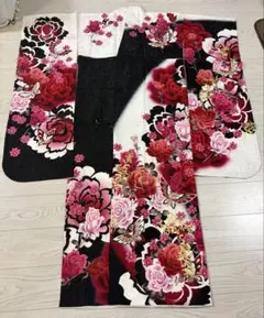 ミントグリーン 花柄振袖 大きなリボン付き 5セット - メルカリ
