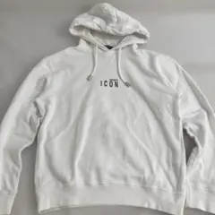 DSQUARED2 ICON パーカー M ホワイト　J4