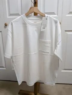 NANO universe アンチスメル BIG Tシャツ 半袖 ホワイト